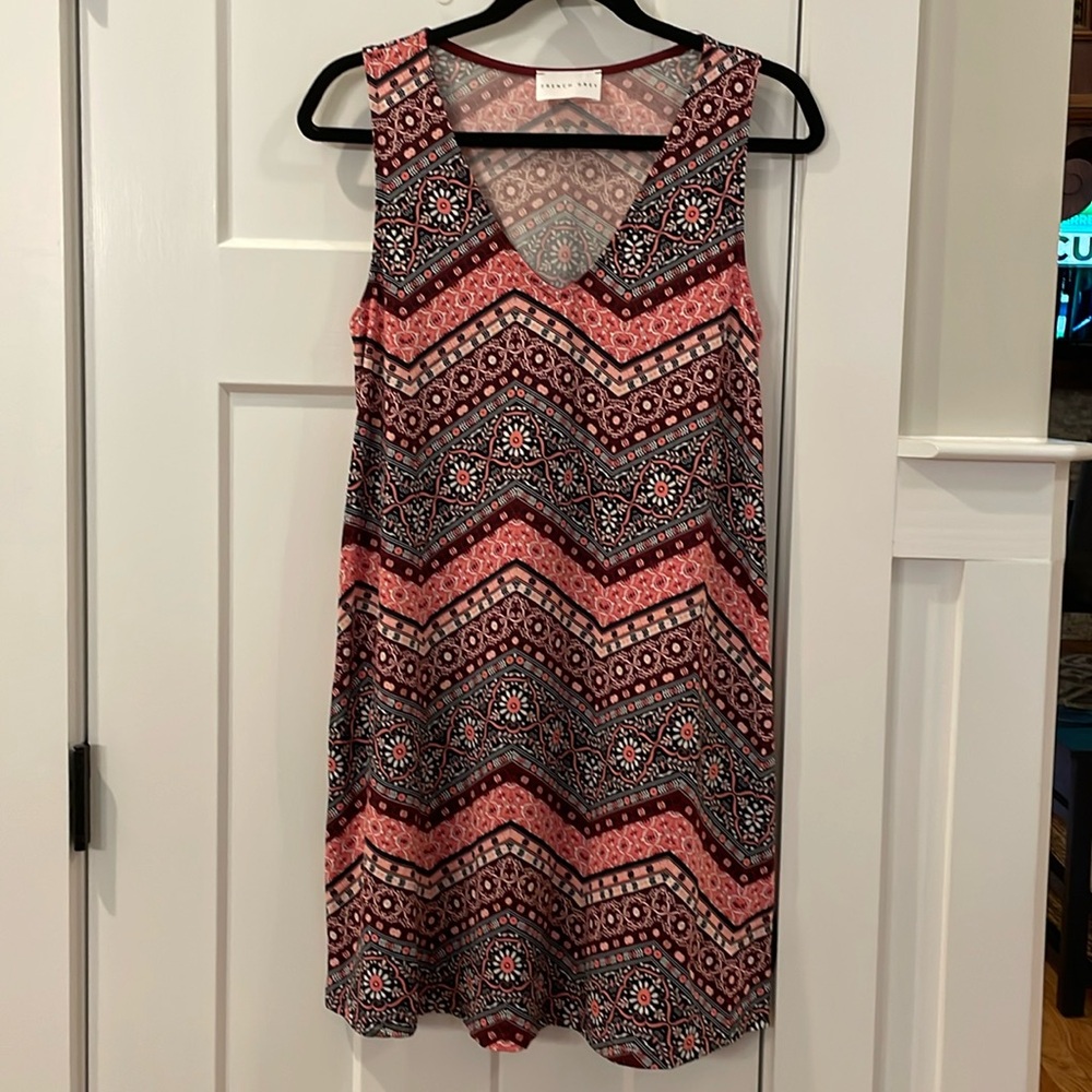 French Grey - Sleeveless Vneck Dress - Size XS
